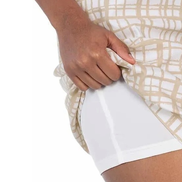 NWT Hilary Radley Womens Skort Skirt Black A Line Stretch Pockets Inner Shorts - Picture 5 of 13